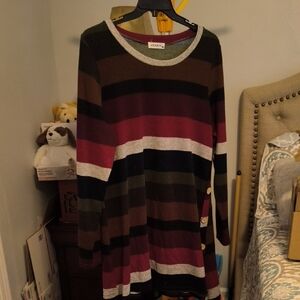 Striped Midi Dress - Multicolor by Xhilaration